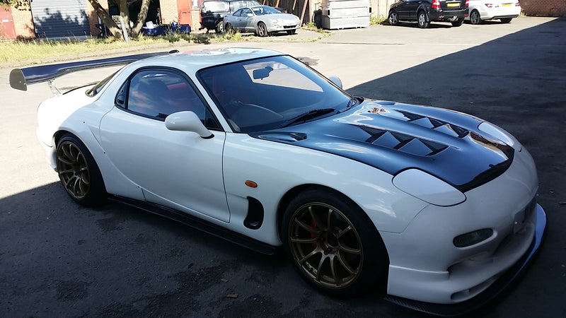 Rx7 FD3S Carbon Fiber RE Style Bonnet