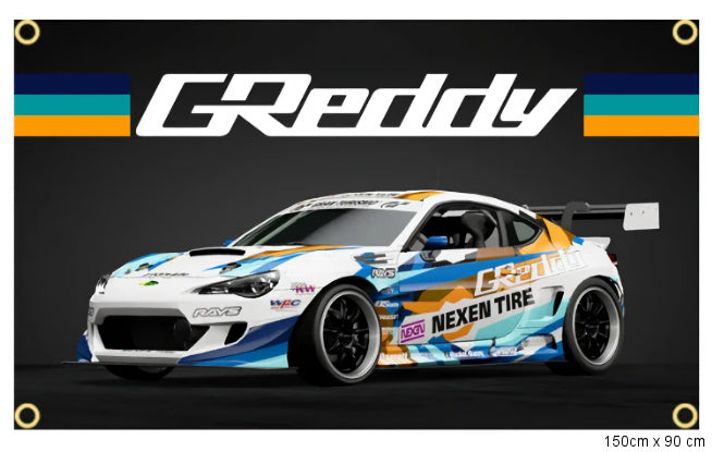 Greddy Car Flag