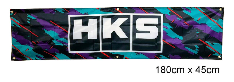 HKS Long Garage Wall Flag