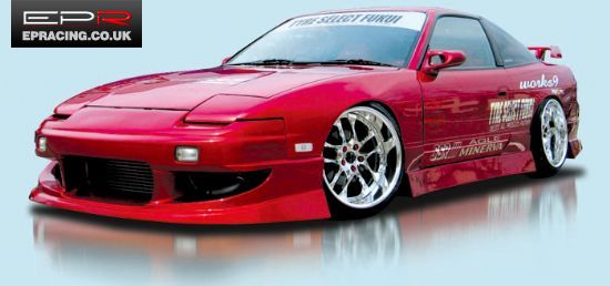 180SX WK Style Side Skirts